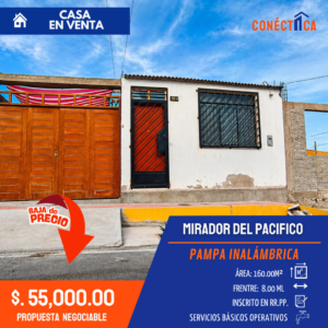 CASA EN VENTA EN MIRADOR PACIFICO EN ILO