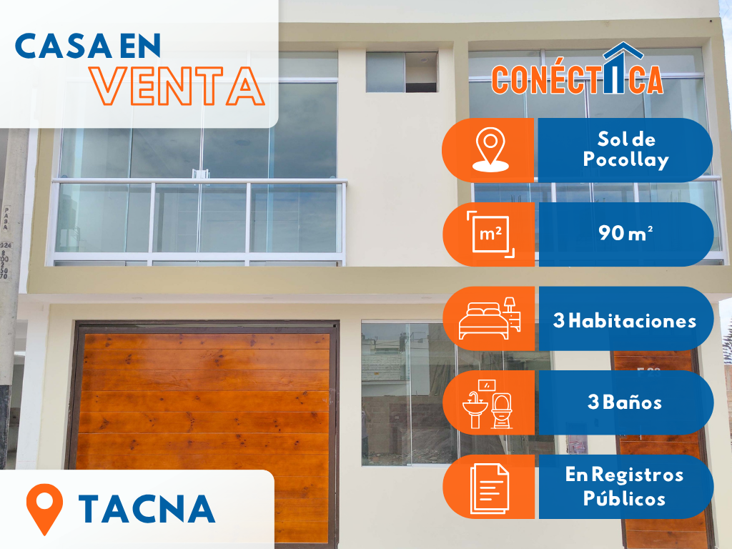 Venta de Casa en Condominio Sol de Pocollay - Ciudad de Tacna