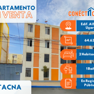Venta de Departamento en Edificios Alfonso Ugarte (Gregorio Albarracín) Tacna