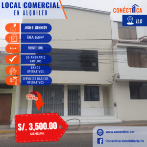 LOCAL COMERCIAL EN ALQUILER EN ILO