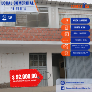 LOCAL EN VENTA – NYLON SAN PEDRO, ILO