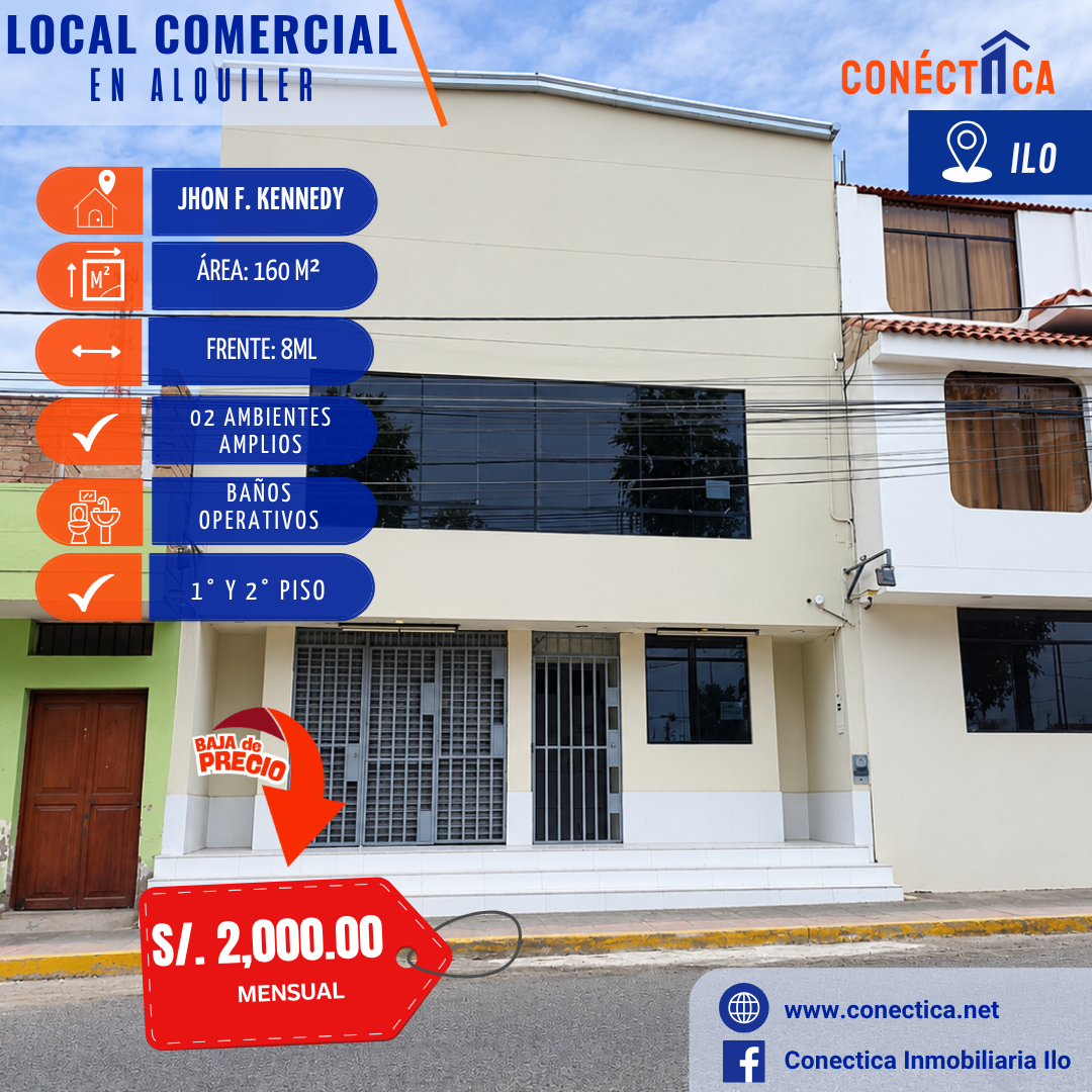 LOCAL COMERCIAL EN ALQUILER EN ILO