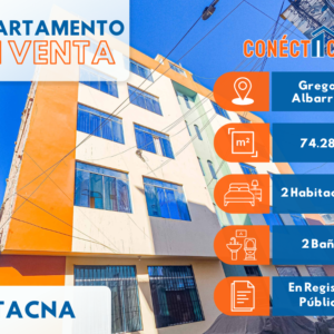Venta de Departamento de Estreno en Gregorio Albarracín