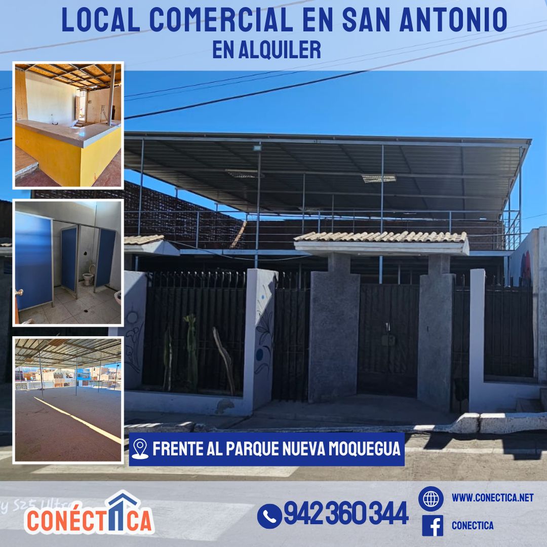 💥 ¡ALQUILER DE LOCAL COMERCIAL EN SAN ANTONIO!