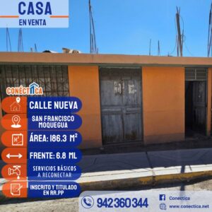 Se vende casa ubicada en Calle Nueva Mz C4 Lt 7 - San Francisco de 186.3 m²