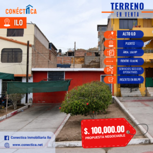 ¡CASA EN VENTA COMO TERRENO – ALTO ILO!