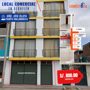 SE ALQUILA LOCAL COMERCIAL EN URB. JOSÉ OLAYA – ILO