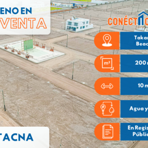 Venta de Terreno de Playa en Takana Beach - Ciudad de Tacna