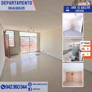 🏢 ALQUILER CORPORATIVO - 2DO PISO 🏢URB EL GALLITO