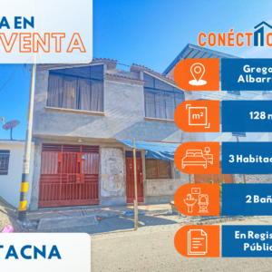 VENTA DE CASA CON LOCAL COMERCIAL EN ASOC. LAS ACACIAS - TACNA