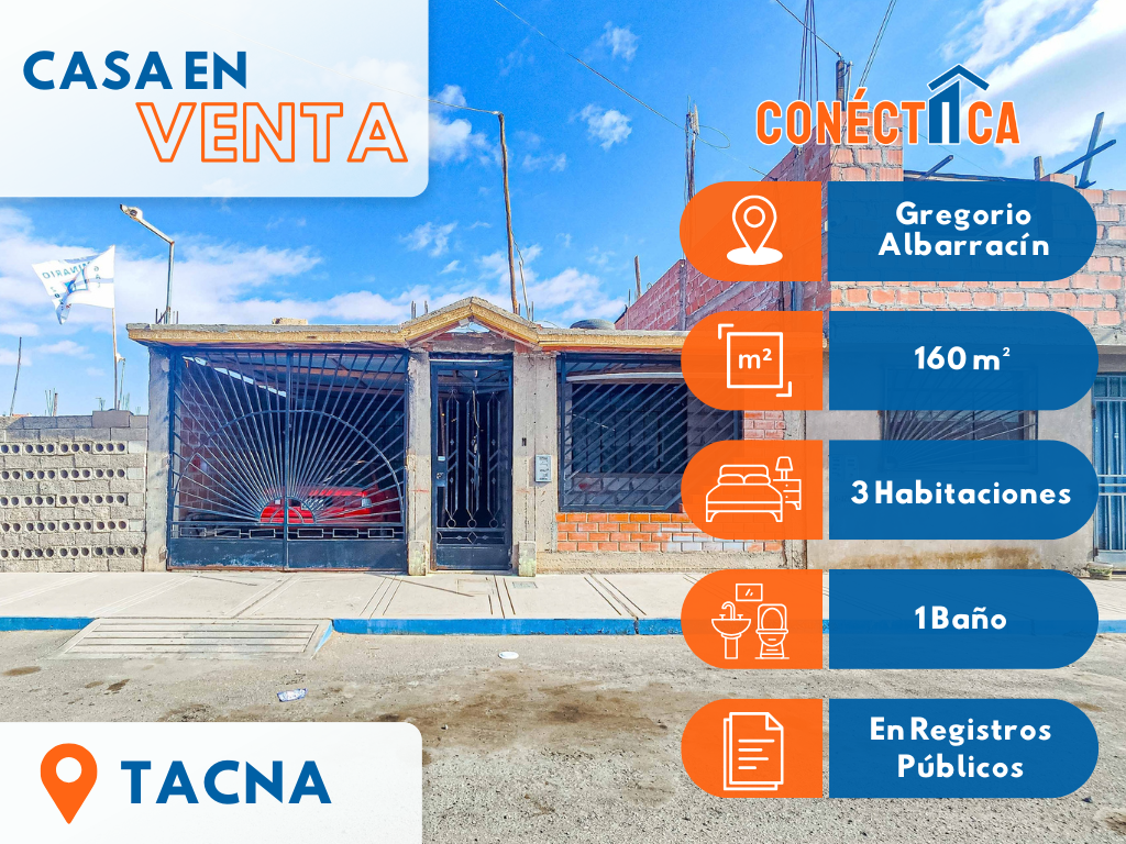 VENTA DE CASA EN VILLA TRANSPORISTA II - CIUDAD DE TACNA - Imagen 2